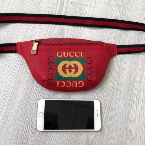 Gucci Print petit sac ceinture 527792 rouge