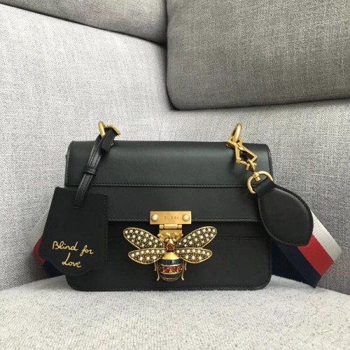 Gucci Queen Margaret petit sac à bandoulière 476542 noir