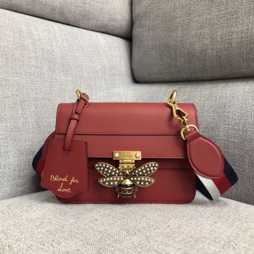 Gucci Queen Margaret petit sac à bandoulière 476542 rouge