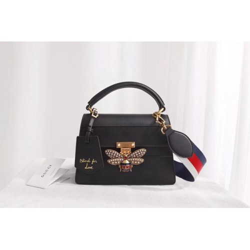 Gucci Queen Margaret petit sac à poignée supérieure 476541 Noir