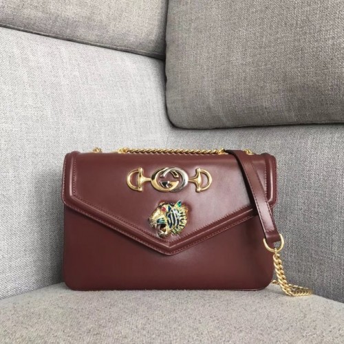 Gucci Rajah sac à bandoulière moyen 537241 Bordeaux