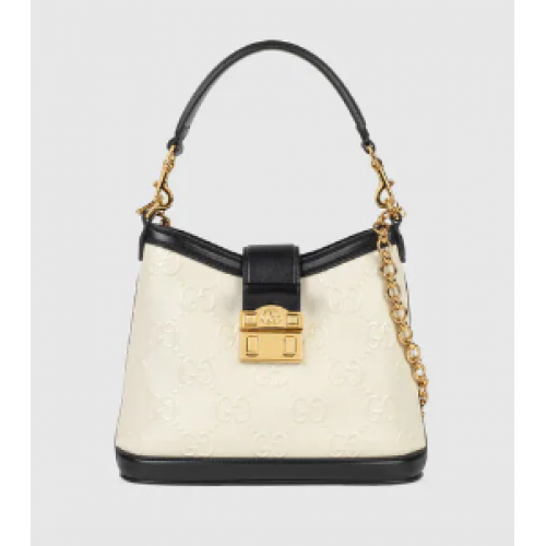 Gucci Petit sac à bandoulière GG 675788 blanc