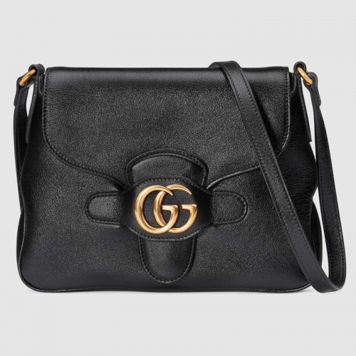 Gucci Petit sac messager avec Double G 648934 noir