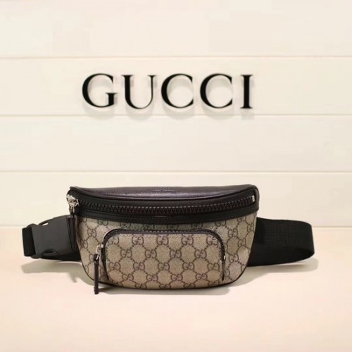 Sac ceinture Gucci Soft GG Supreme 450946 noir