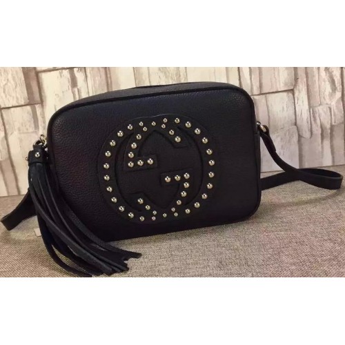 Gucci Soho Sac Disco En Cuir De Veau 308364 Noir