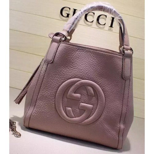 Gucci Soho Sac à bandoulière en cuir 336751 Abricot