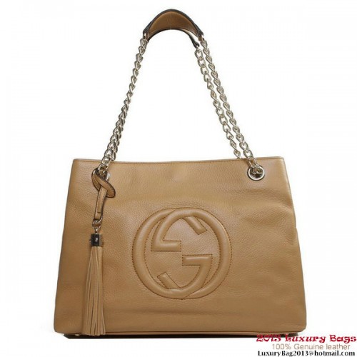 Gucci Soho Medium Tote Bag 308982 Abricot