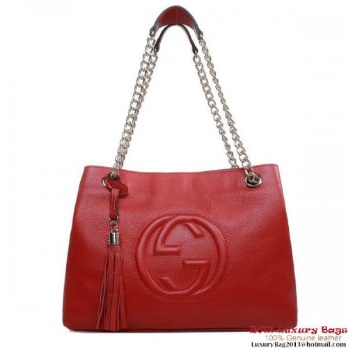 Gucci Soho Sac fourre-tout moyen 308982 Rouge