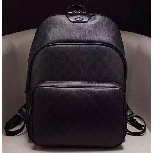 Gucci Sac à dos en toile suprême 322069 Noir