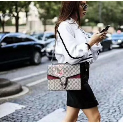 Gucci Dionysus GG Canvas Sac à bandoulière 403348 Vin