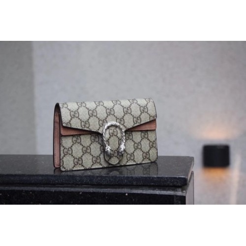 Gucci Dionysus GG Supreme Super mini Sac 476432 Abricot