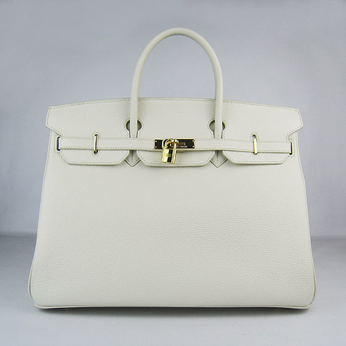 Sac Hermès Birkin 40CM Togo Beige 6099 Or