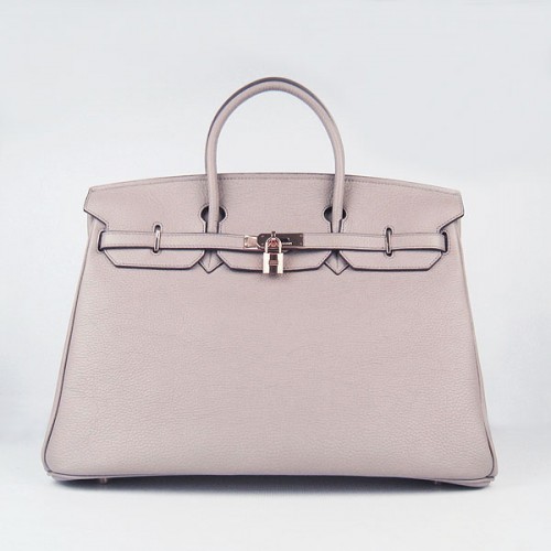 Sac Hermes Birkin 40CM Togo Gris 6099 Or