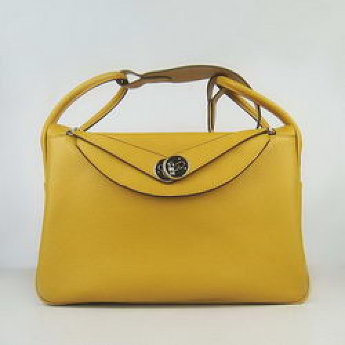 Sac à bandoulière Hermes Lindy 34CM jaune