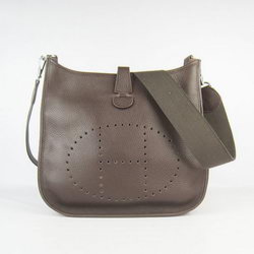 Hermes Evelyne Messenger Bag 6309 Café foncé
