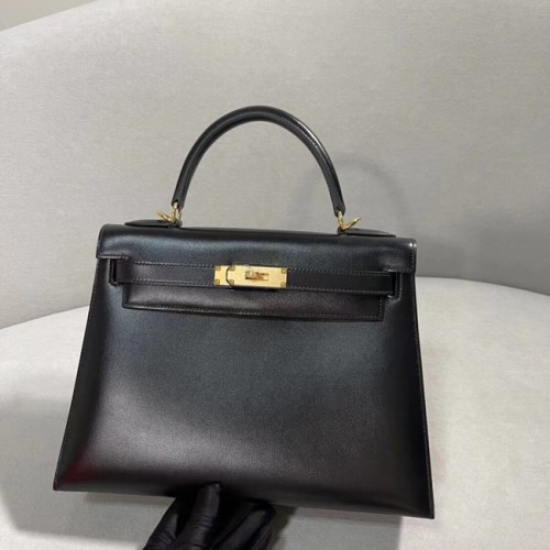 Hermès BOX Cuir KL28 noir