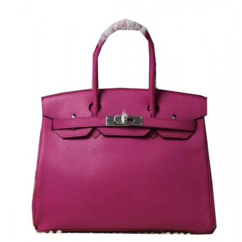 Hermes Birkin 35CM 30CM Sac fourre-tout en cuir de lézard H35H30 Rose
