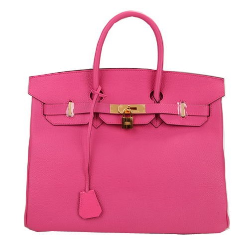 Hermes Birkin 35CM Tote Bag Peach Original Cuir H35 Or