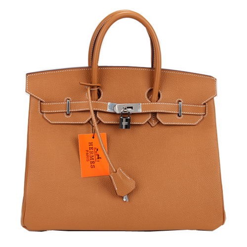 Hermès Birkin 35CM Tote Bag Blé Original Cuir H35 Argent