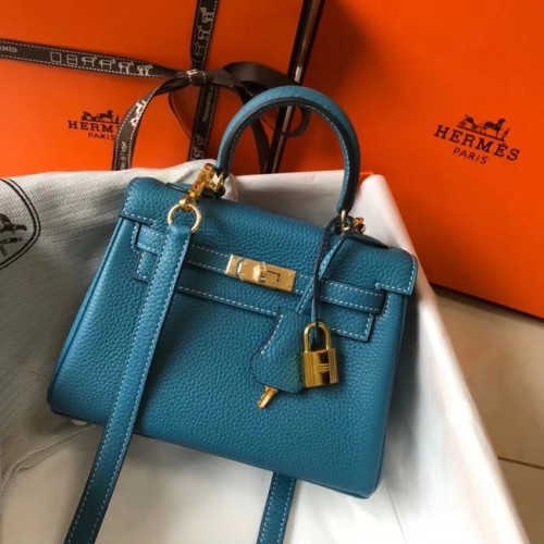 Hermès Birkin Togo Cuir 22590 bleu