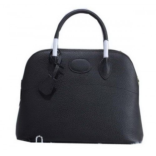 Hermes Bolide 31CM Sac fourre-tout en cuir de veau H509083 Noir