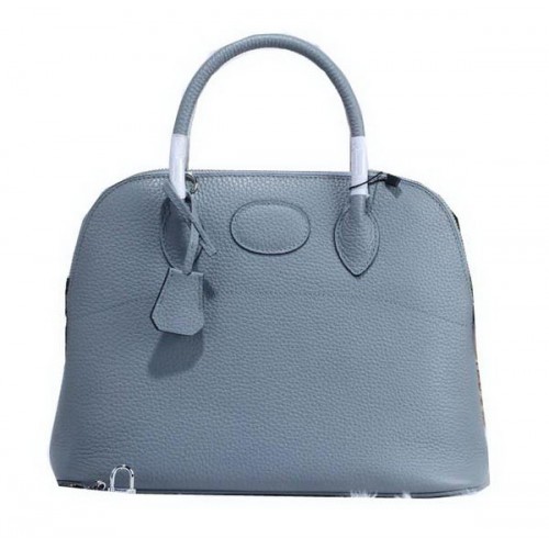 Hermes Bolide 31CM Sac fourre-tout en cuir de veau H509083 Bleu ciel