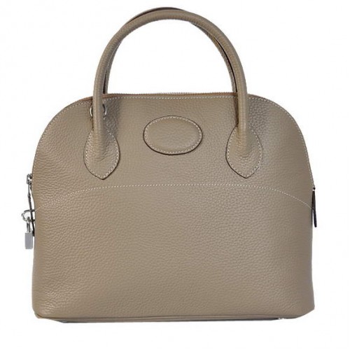 Hermès Bolide 31CM Tote Bags Clémence H1031 Gris