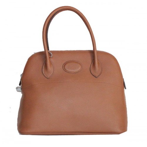Hermes Bolide 37CM Sacs fourre-tout en cuir de veau H509084 Blé