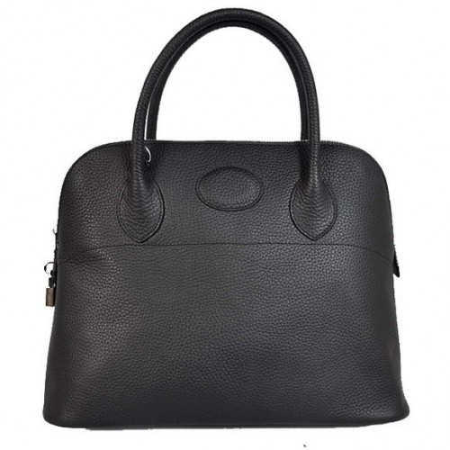 Hermès Bolide 37CM Tote Bags Clémence H1037 Noir