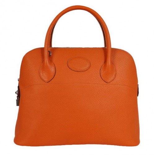 Hermès Bolide 37CM Tote Bags Clémence H1037 Orange