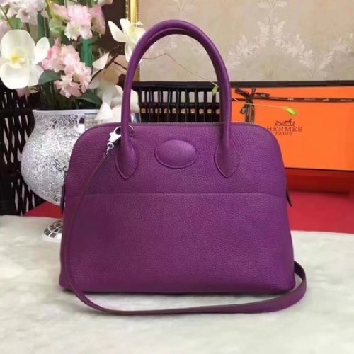 Hermes Bolide Original sac fourre-tout en cuir B1007 violet