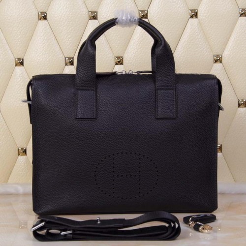 Hermes Cartable Original Cuir Grainé H8813T Noir