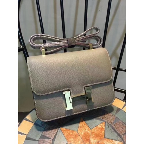Sac Hermes Constance Cuir De Veau H9978 Gris