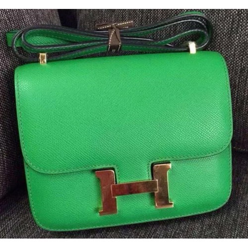Sac Hermes Constance Cuir De Veau H9999 Vert Clair