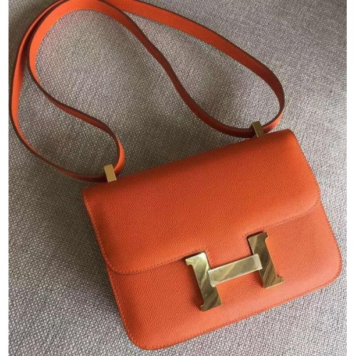 Sac Hermes Constance Cuir De Veau H9999 Orange