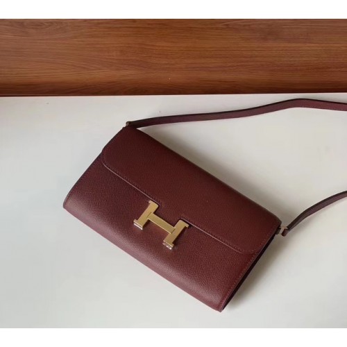 Hermès Constance to go mini Sac H4088 Bordeaux
