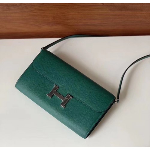 Hermès Constance to go mini Bag H4088 vert noirâtre