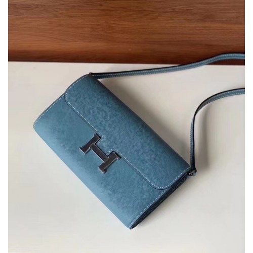 Hermès Constance to go mini sac H4088 bleu
