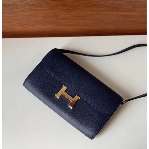 Hermès Constance to go mini sac H4088 bleu roi