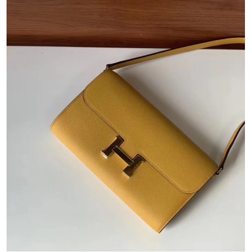 Hermès Constance to go mini sac H4088 jaune