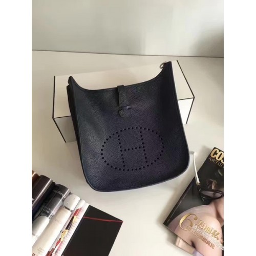 Hermès Evelyne 30cm Messenger Bag E3301 Noir