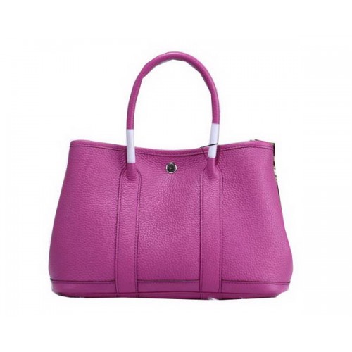 Hermes Garden Party 30cm Tote Bags Cuir Grainé Lavande