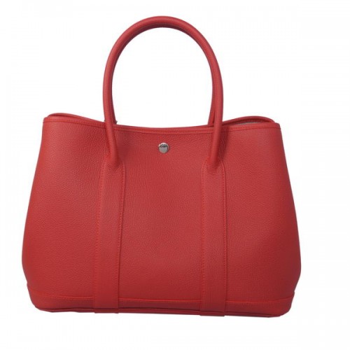 Sac Hermès Garden Party 36CM en cuir de veau rouge