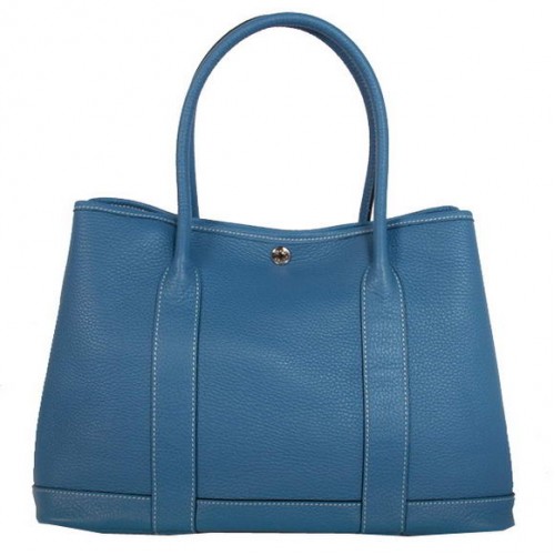 Sac Hermès Garden Party 36CM Bleu Clémence