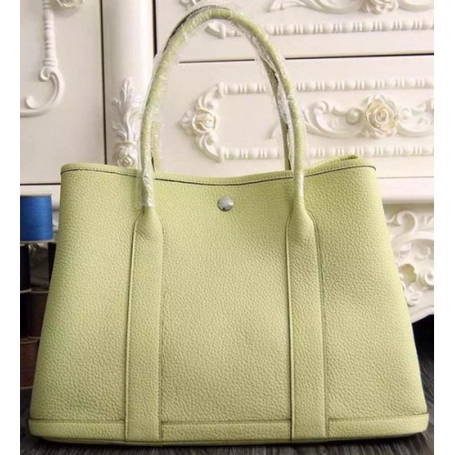 Hermes Garden Party 36cm 30cm Tote Bag Original Cuir Jaune Clair
