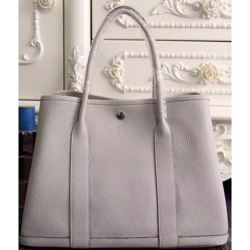 Hermes Garden Party 36cm 30cm Tote Bag Original Cuir OffWhite
