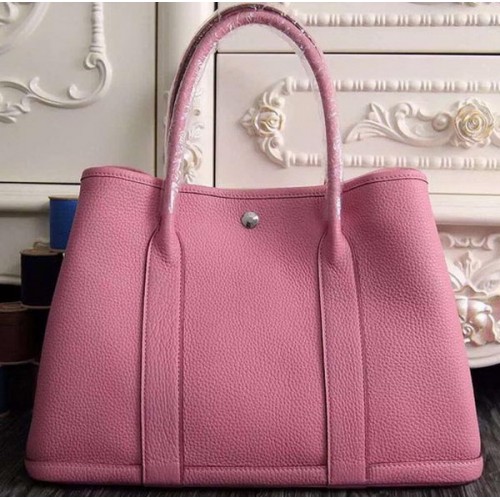 Hermès Garden Party 36cm 30cm Tote Bag Original Cuir Rose