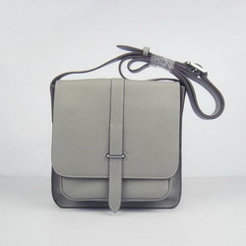 Sacs Hermes en cuir de vache gris H2811