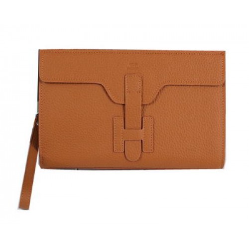 Hermes Jige Clutch Bag Cuir de veau HQ8059 Blé