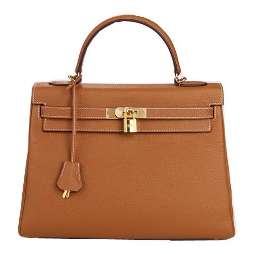 Hermes Kelly 32cm Sac à Bandoulière Blé Original Cuir K32 Or